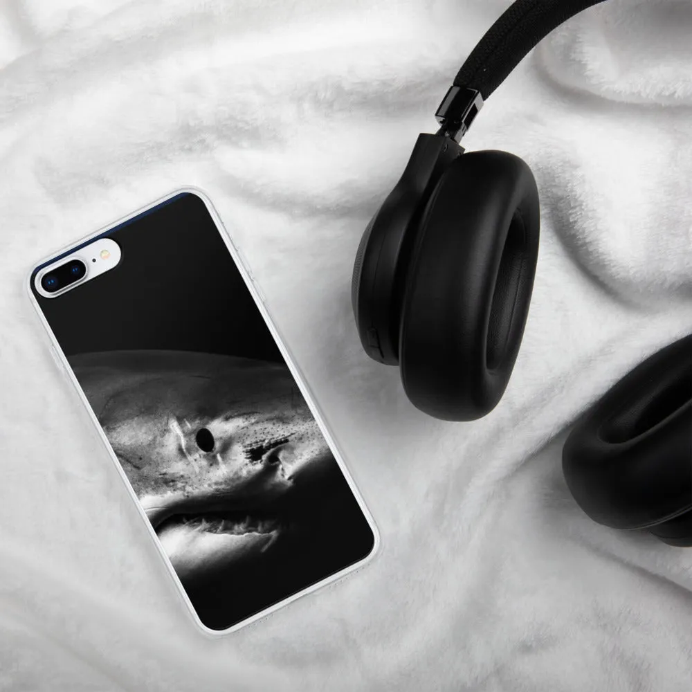 Shark Face iPhone Case. Great White shark photo by @juansharks