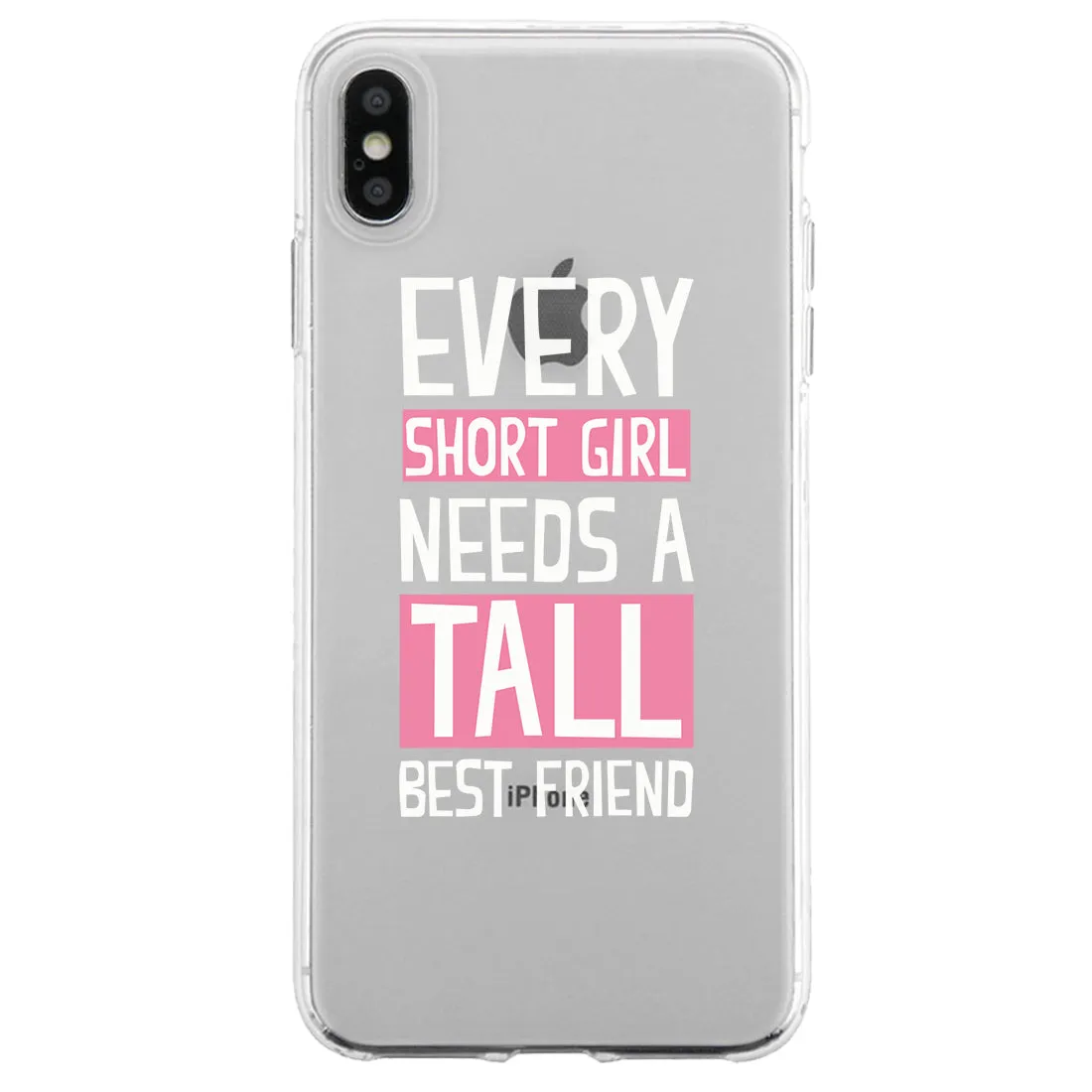 Short And Tall BFF Matching Phone Covers Supportive Awesome Gift