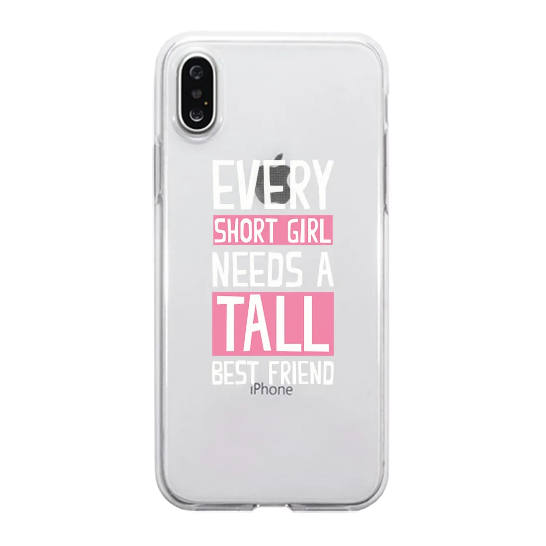 Short And Tall BFF Matching Phone Covers Supportive Awesome Gift