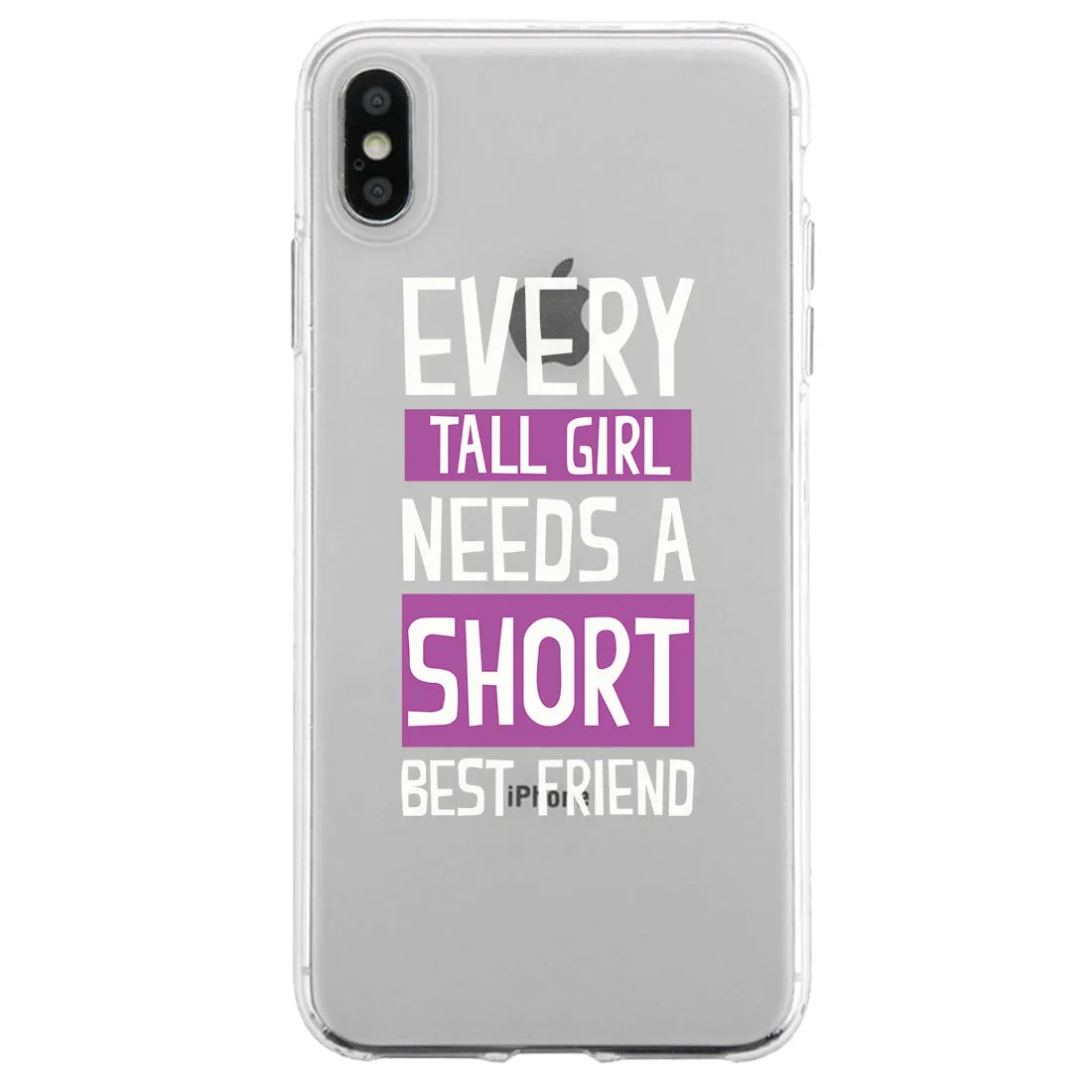 Short And Tall BFF Matching Phone Covers Supportive Awesome Gift