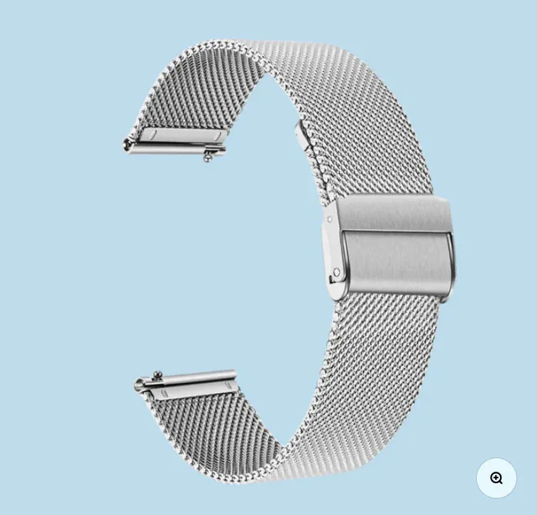 Silver Loop Watch Band