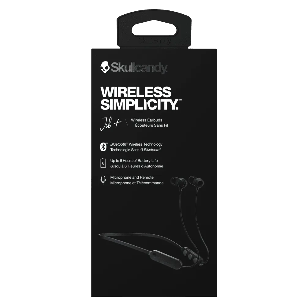 Skullcandy Jib Plus In Ear Wireless Headphones Black by Skullcandy