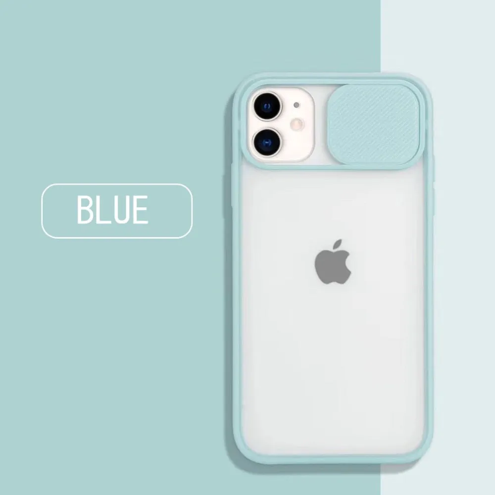 Slide Camera Lens Protection I-Phone Case