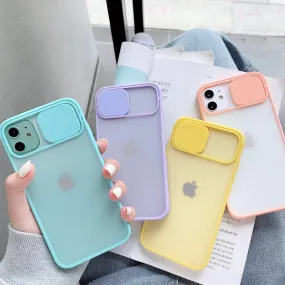 Slide Camera Lens Protection I-Phone Case