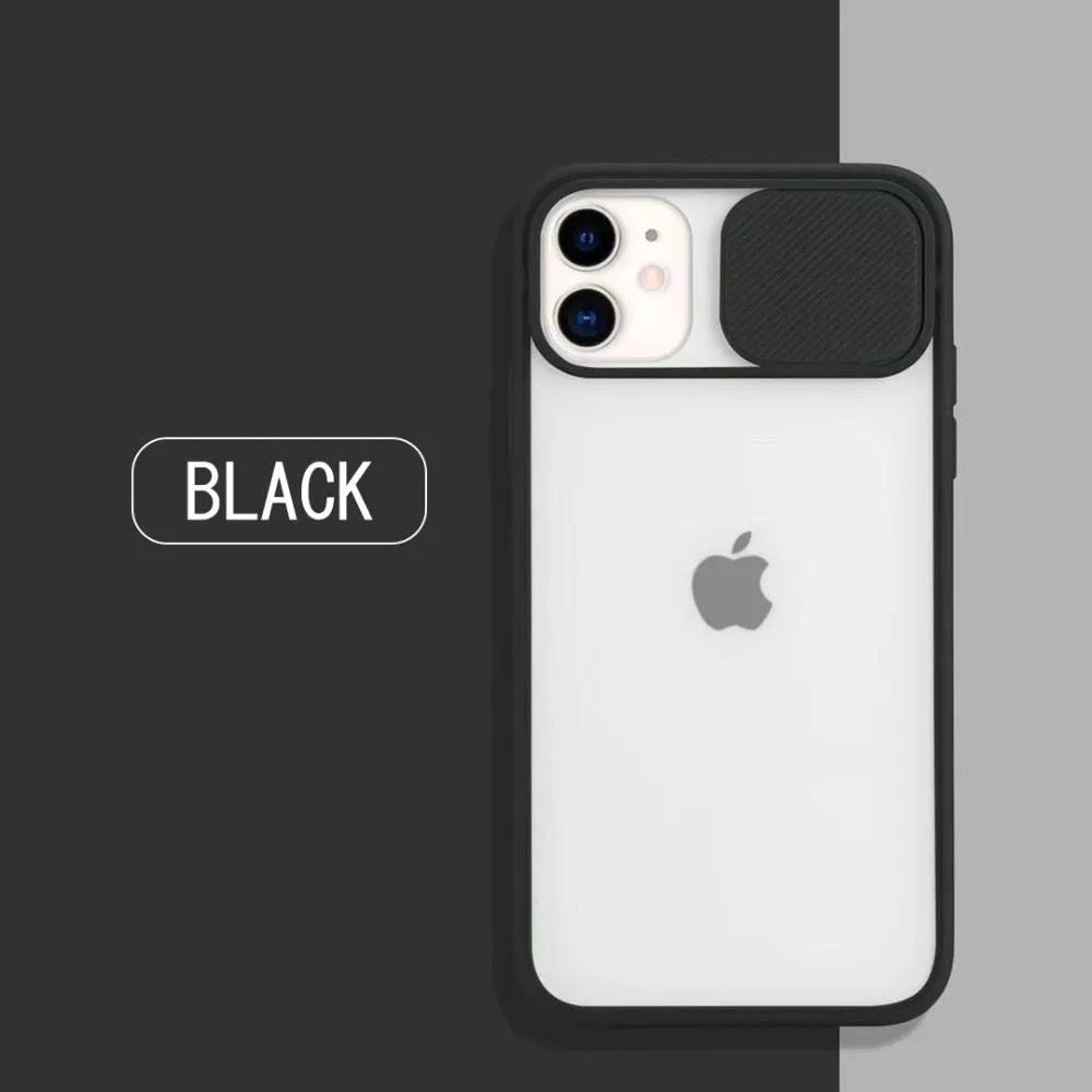 Slide Camera Lens Protection I-Phone Case