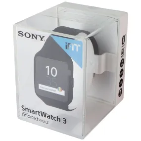 Sony SmartWatch 3, Waterproof GPS Powered by Android Wear - Black (SWR50)