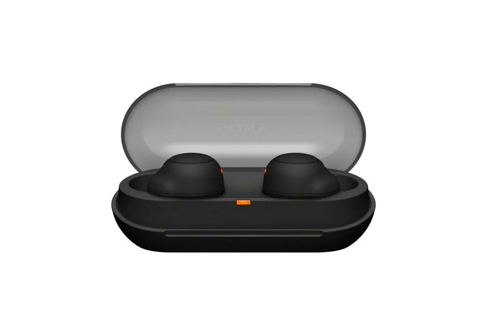 Sony WFC500 True Wireless Bluetooth In-Ear Headphones with Mic-Remote, Up to 20 hours battery life with charging case - Black