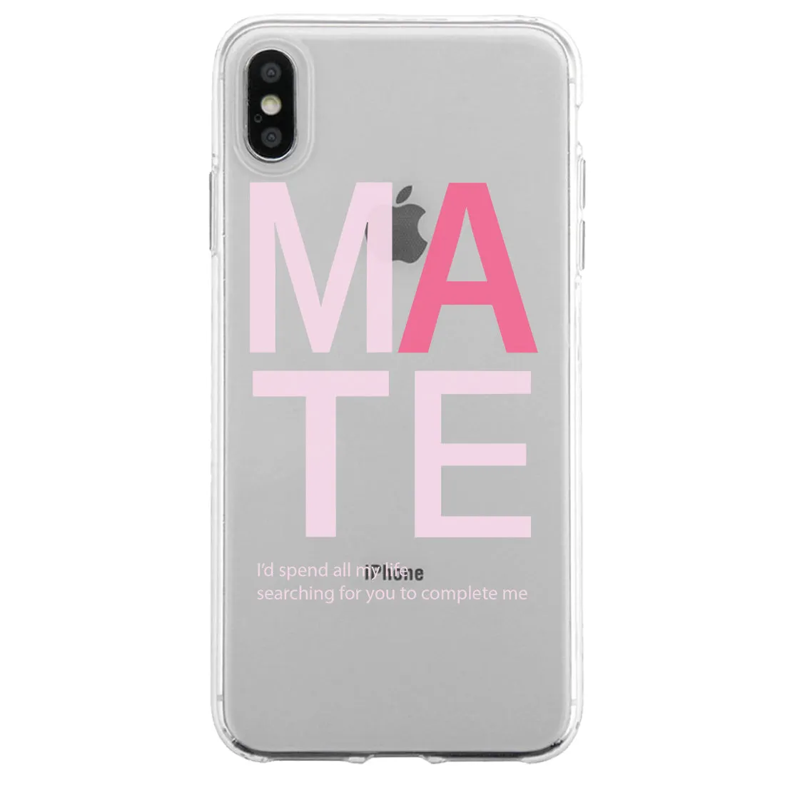 Soulmate Couple Matching Phone Cases Adorable Sweet Thoughtful Gift