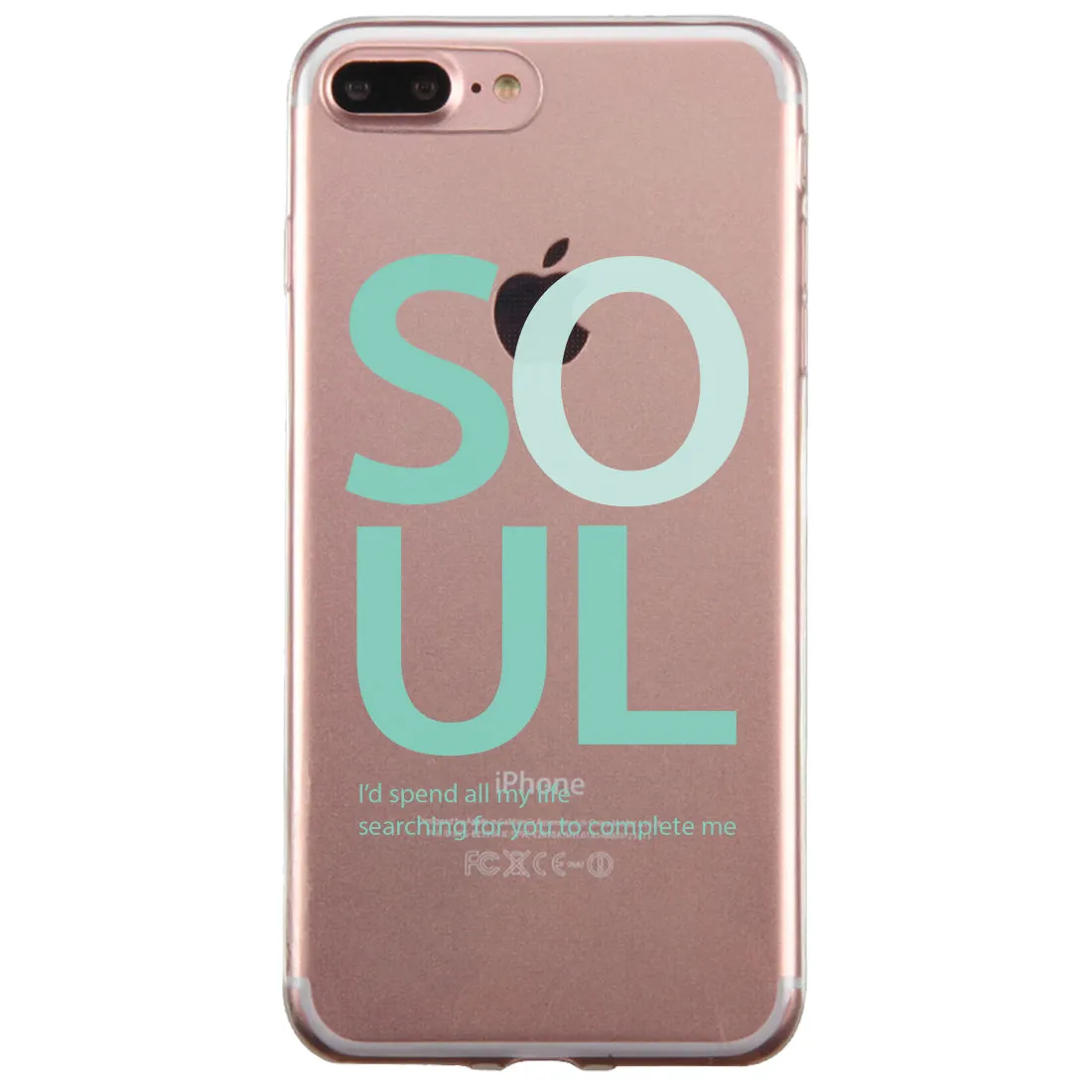 Soulmate Couple Matching Phone Cases Adorable Sweet Thoughtful Gift