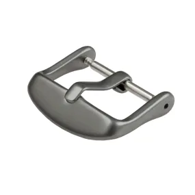 Stainless Steel Buckle - Matte Gunmetal PVD