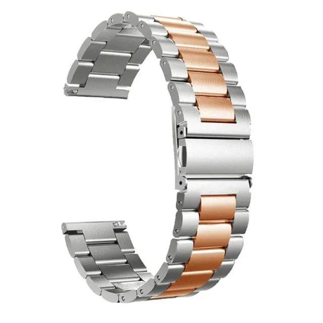 Stainless Steel Link Watch Strap Compatible with the 3Plus Vibe Smartwatch