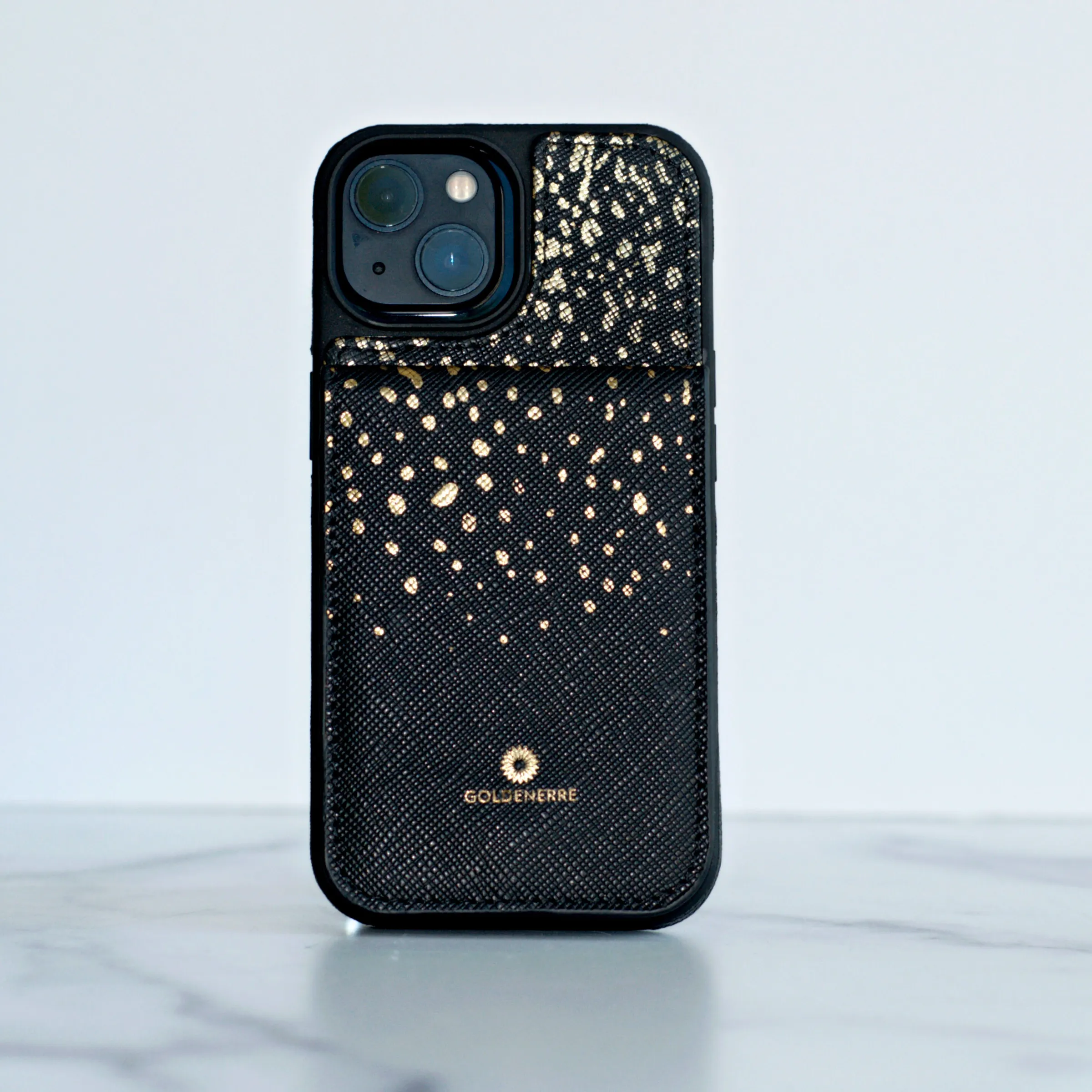 Starfall Leather Wallet iPhone Case