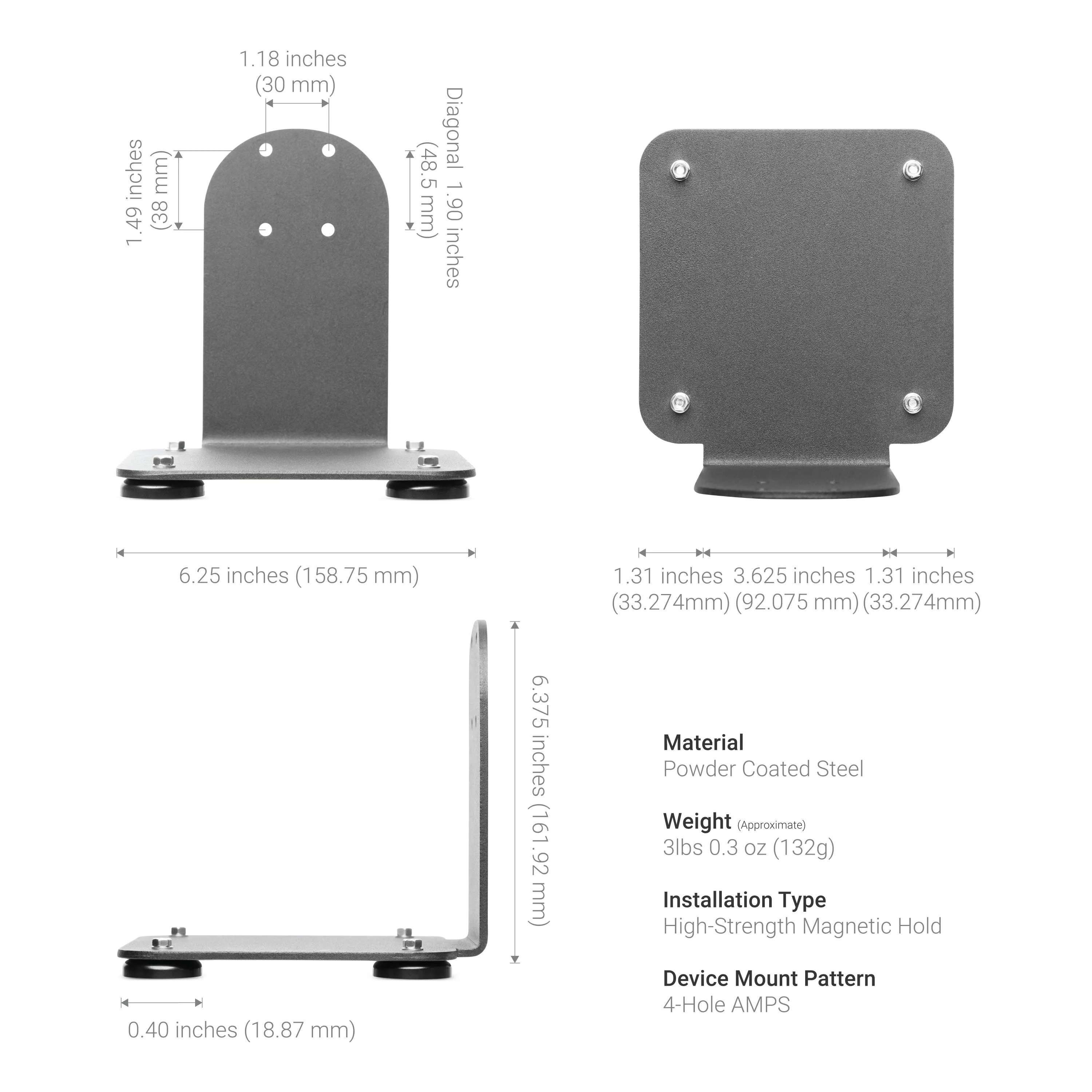 SteadyMag™ Magnetic Mounting System