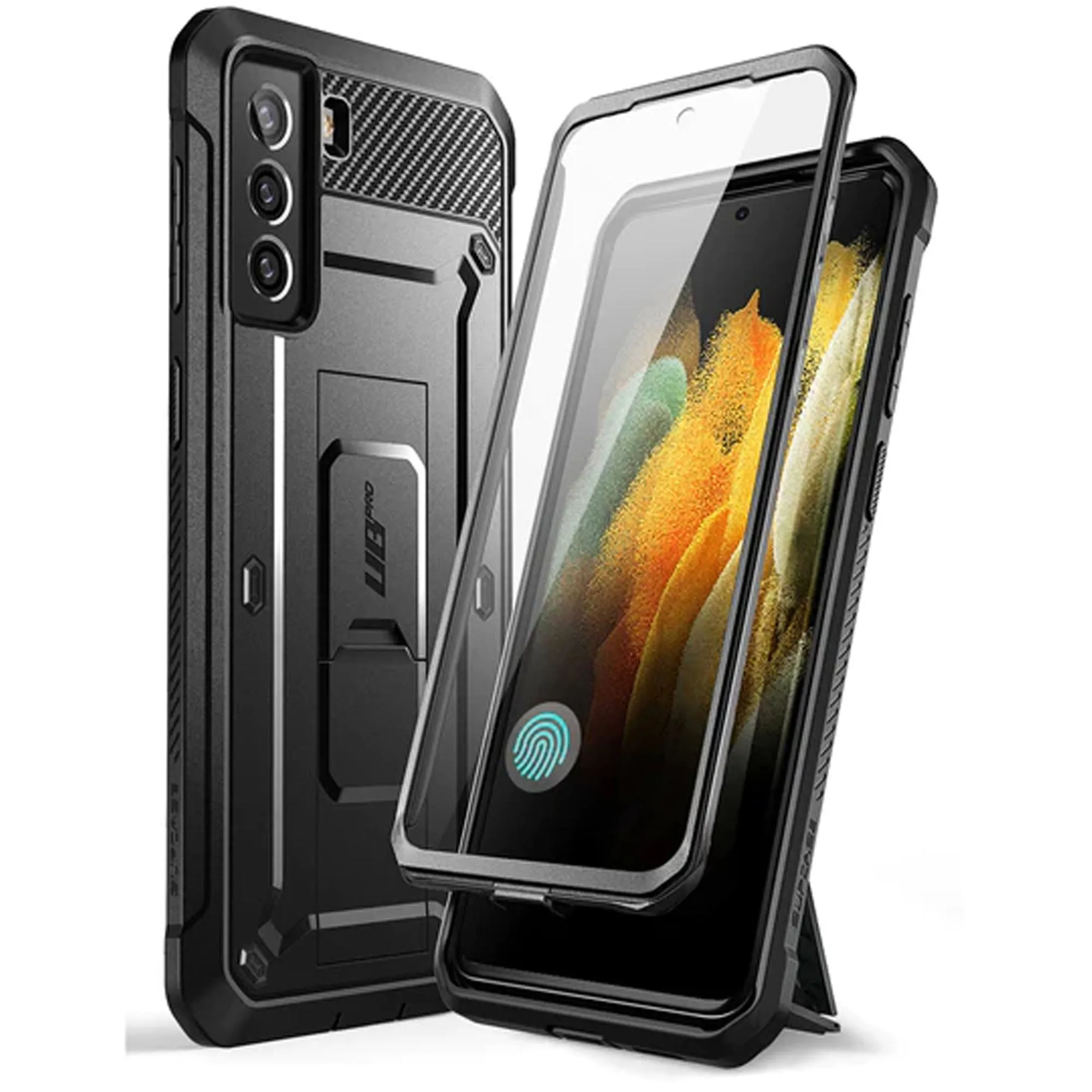 Supcase Unicorn Beetle Pro Rugged Case for Samsung Galaxy S21 Plus - Black (Barcode: 843439135499 )