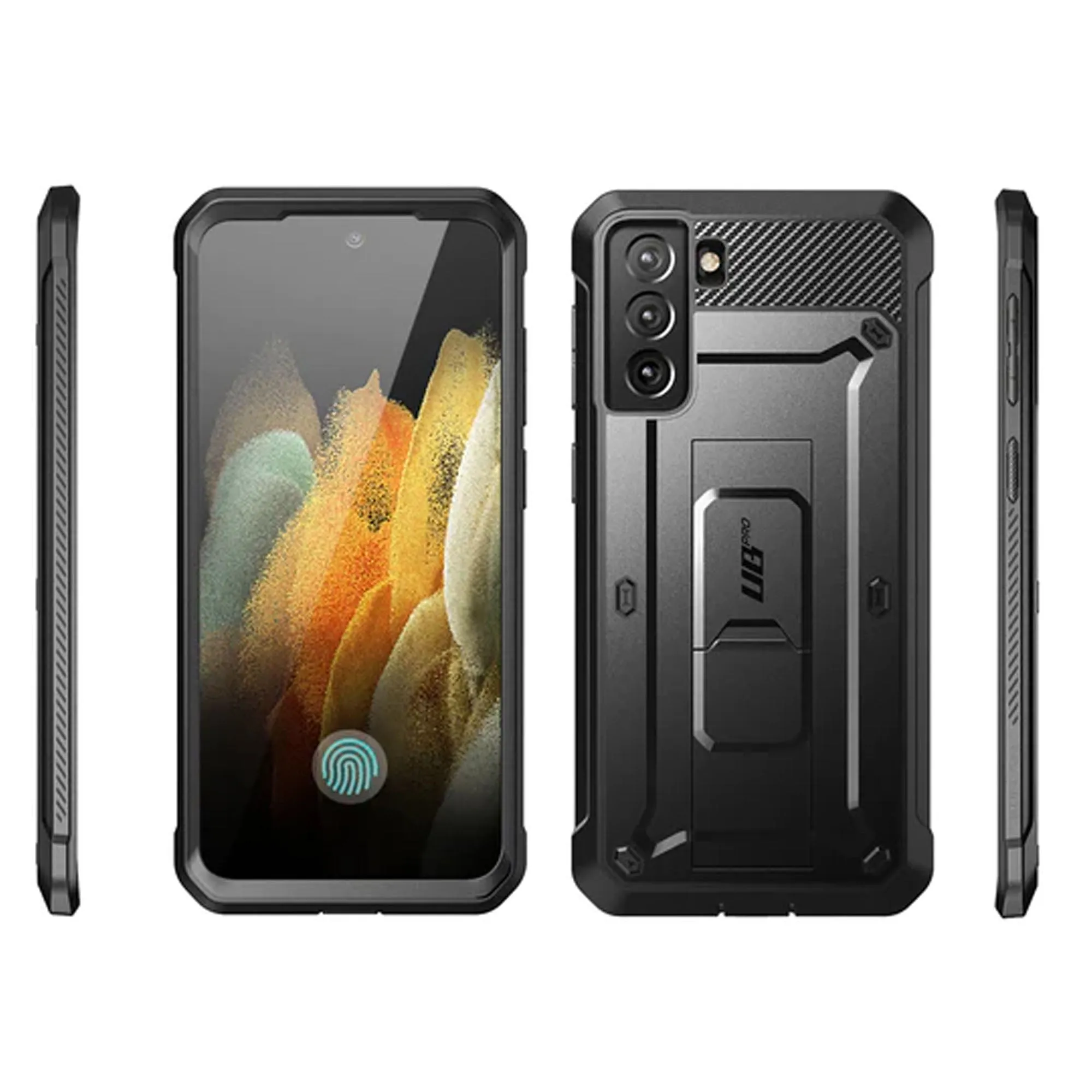 Supcase Unicorn Beetle Pro Rugged Case for Samsung Galaxy S21 Plus - Black (Barcode: 843439135499 )