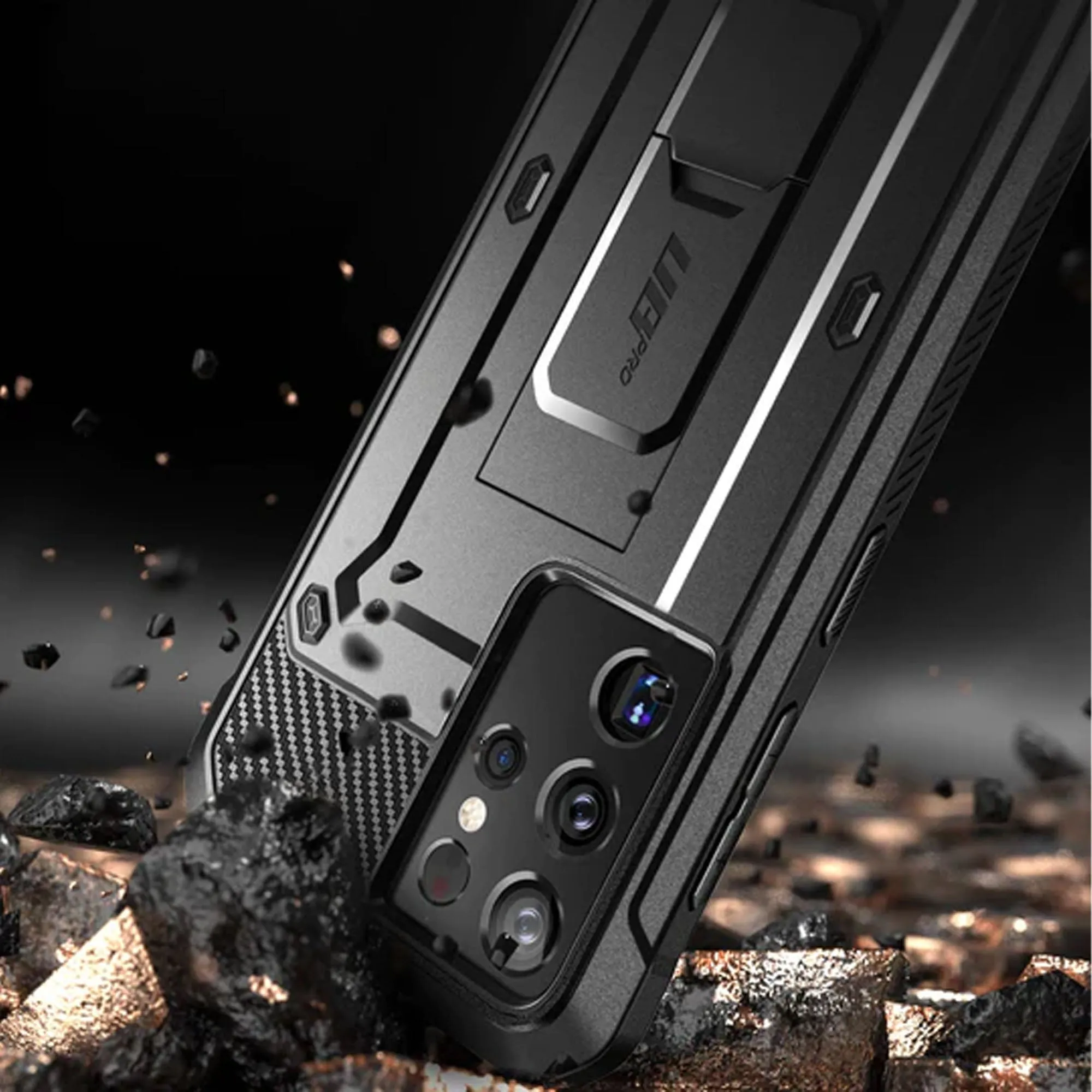 Supcase Unicorn Beetle Pro Rugged Case for Samsung Galaxy S21 Plus - Black (Barcode: 843439135499 )