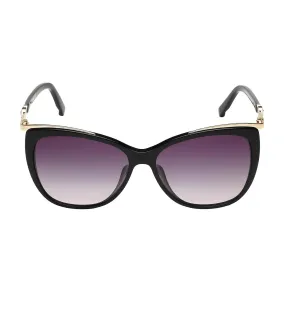 Swaroski Women's Grey Cat-eye Sunglasses