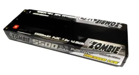 Team Zombie Hardcase 2S LiPo Battery 5500mah 7.6v 140c HV