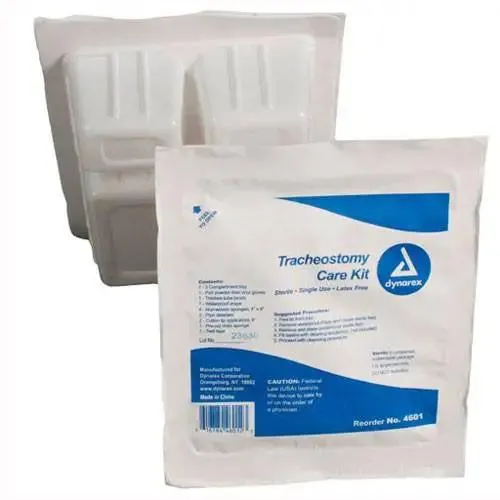 Tracheostomy Care Cleaning Kit with Supplies, Sterile