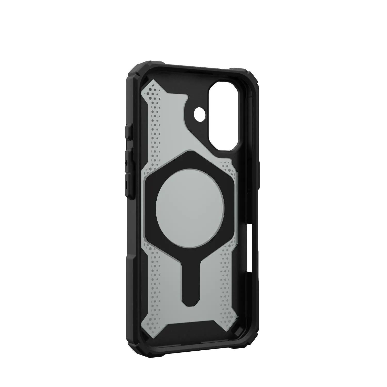 UAG Plasma XTE MagSafe Case - Apple iPhone 16 - Black & Orange (UAG-I16-PXTEB)