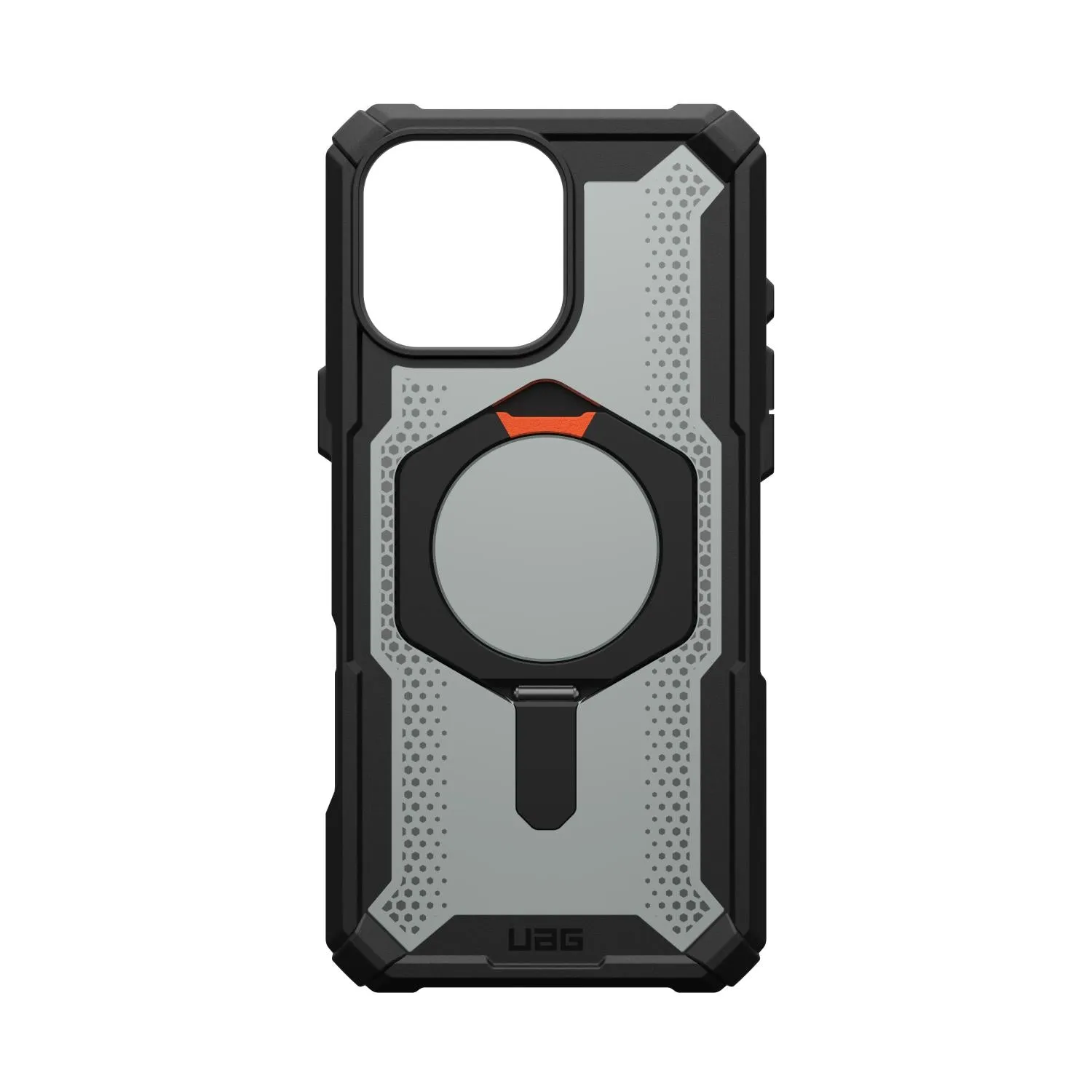 UAG Plasma XTE MagSafe Case - Apple iPhone 16 Pro Max - Black & Orange (UAG-I16PM-PXTEB)