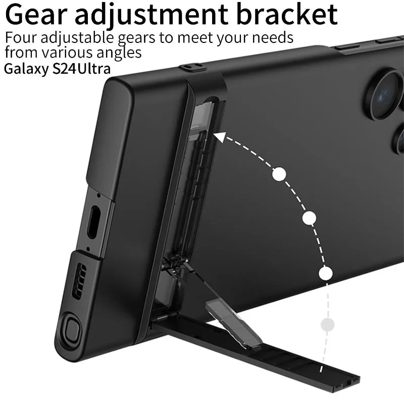 Ultra Thin Skin Feel Bracket Case With Adiustment Stand For Samsung Galaxy S24 S23