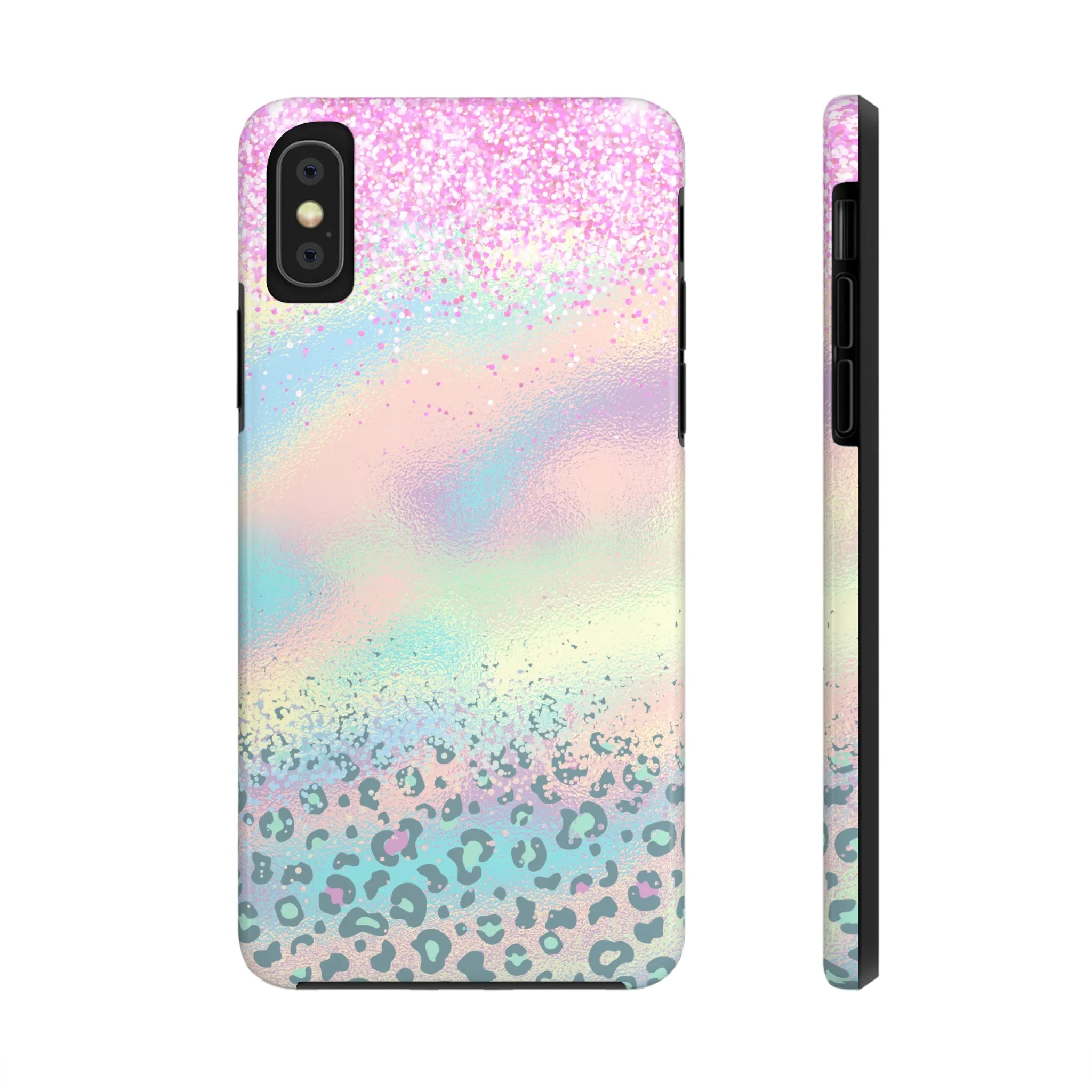 Unicorn Leopard print design Tough Phone Case compatible with a large variety of iphone models, Gift, Phone Case