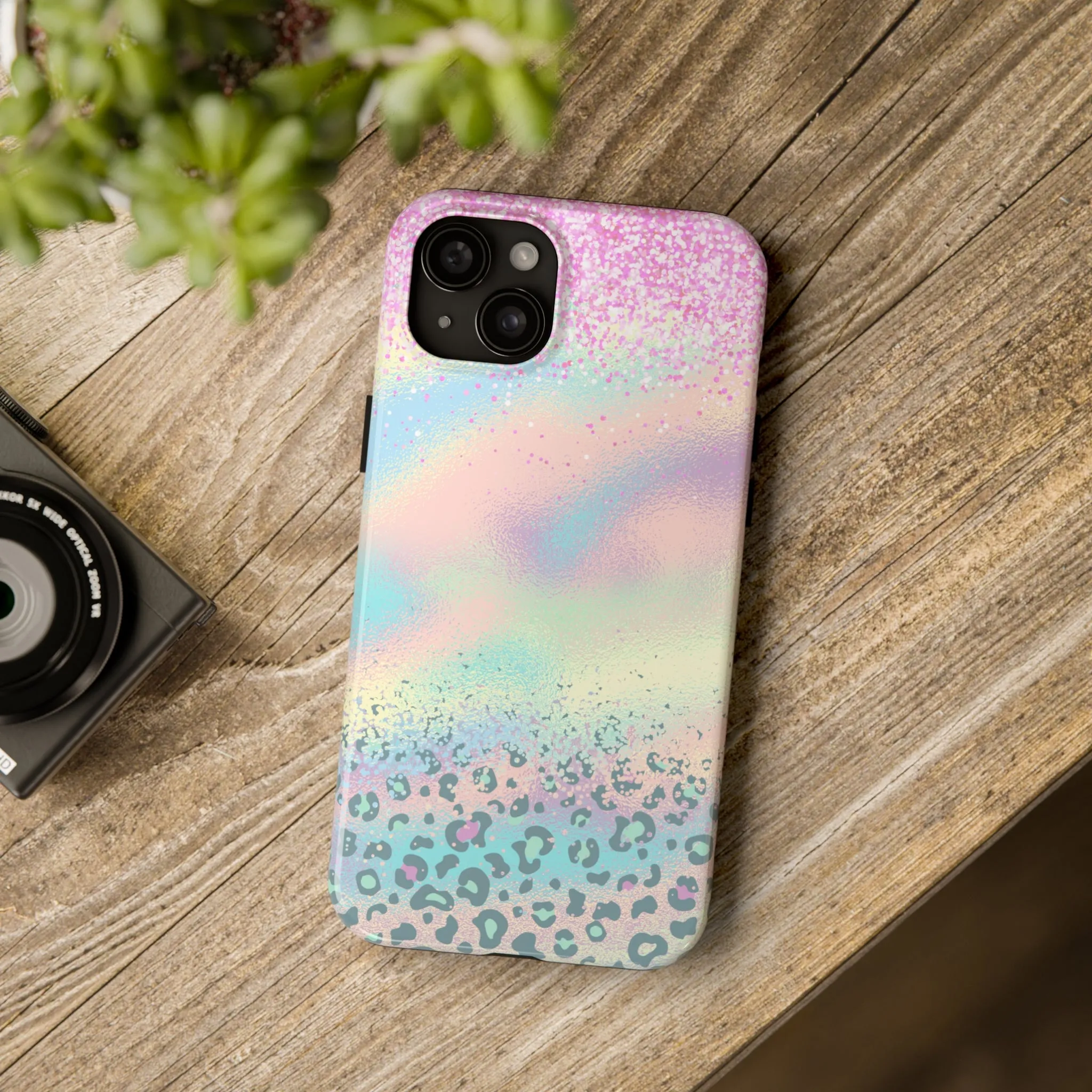 Unicorn Leopard print design Tough Phone Case compatible with a large variety of iphone models, Gift, Phone Case