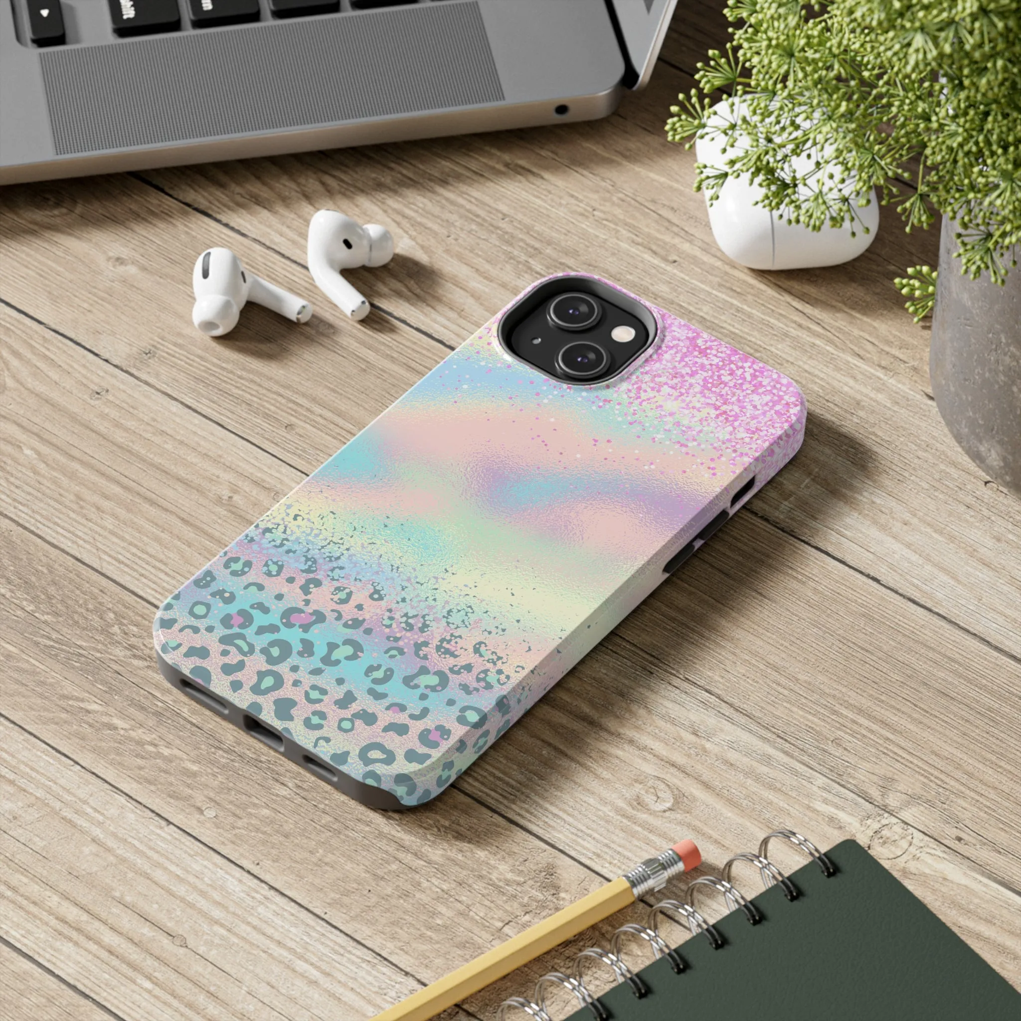 Unicorn Leopard print design Tough Phone Case compatible with a large variety of iphone models, Gift, Phone Case