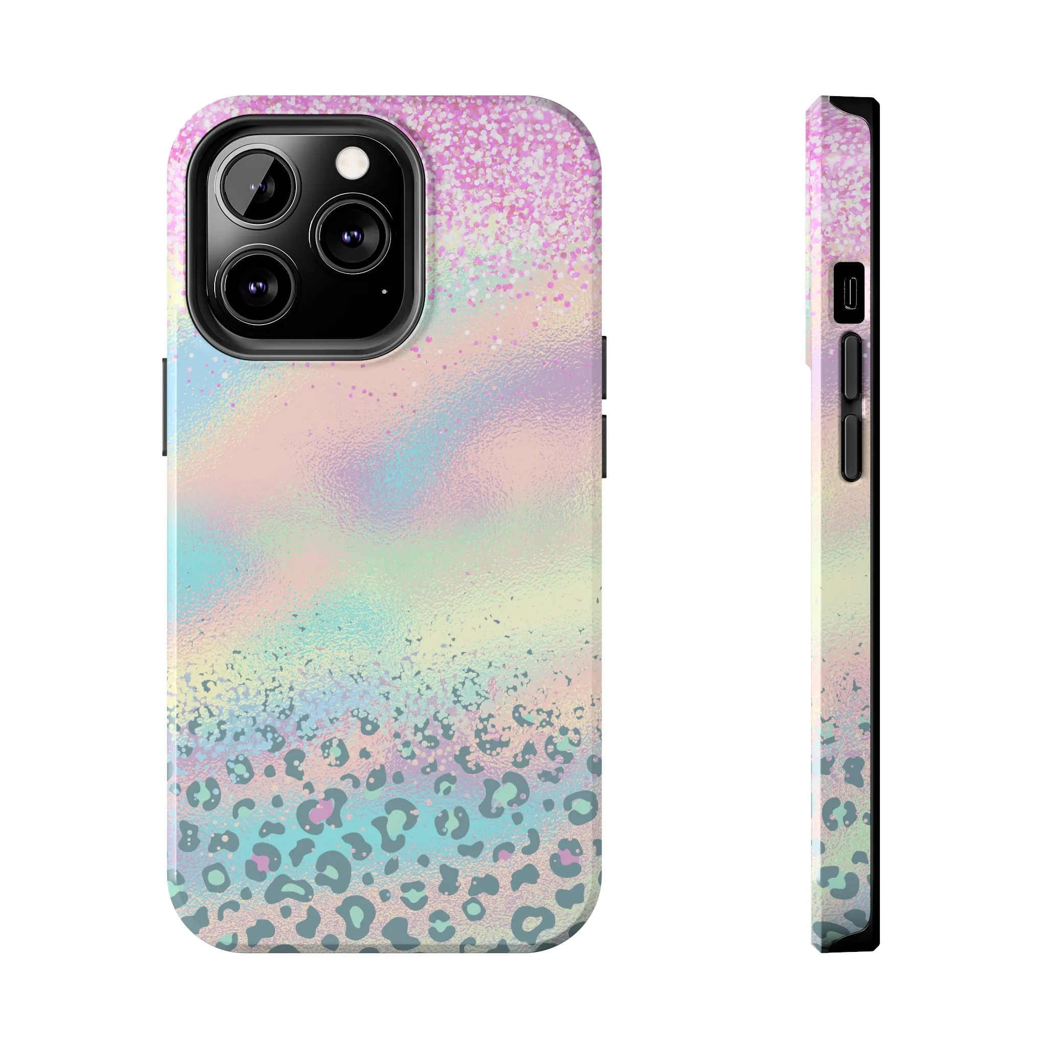 Unicorn Leopard print design Tough Phone Case compatible with a large variety of iphone models, Gift, Phone Case