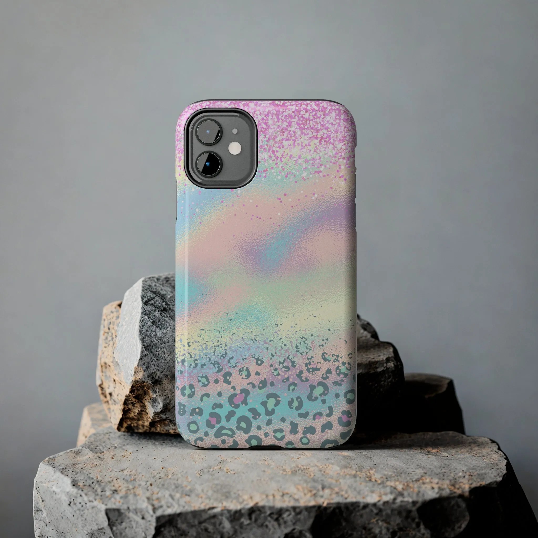 Unicorn Leopard print design Tough Phone Case compatible with a large variety of iphone models, Gift, Phone Case