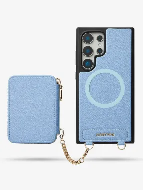 Unique Design Set- Samsung Galaxy Wireless Charging Phone Case With Detachable Wallet