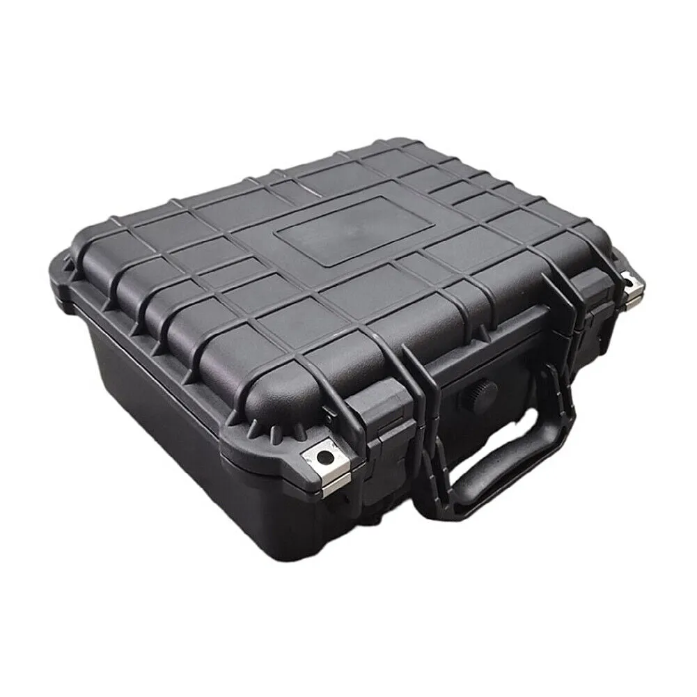 US Camera Hard Case Waterproof with Foam TSA Standards 14" Shell Case Black