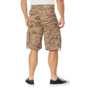 Vintage Style Camo Infantry Utility Shorts