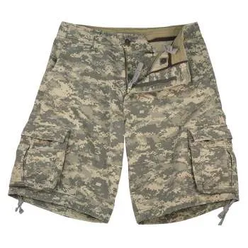 Vintage Style Camo Infantry Utility Shorts