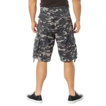 Vintage Style Camo Infantry Utility Shorts