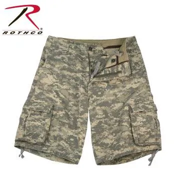 Vintage Style Camo Infantry Utility Shorts