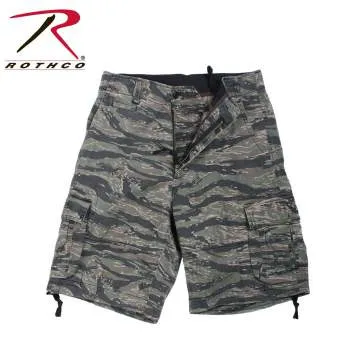 Vintage Style Camo Infantry Utility Shorts