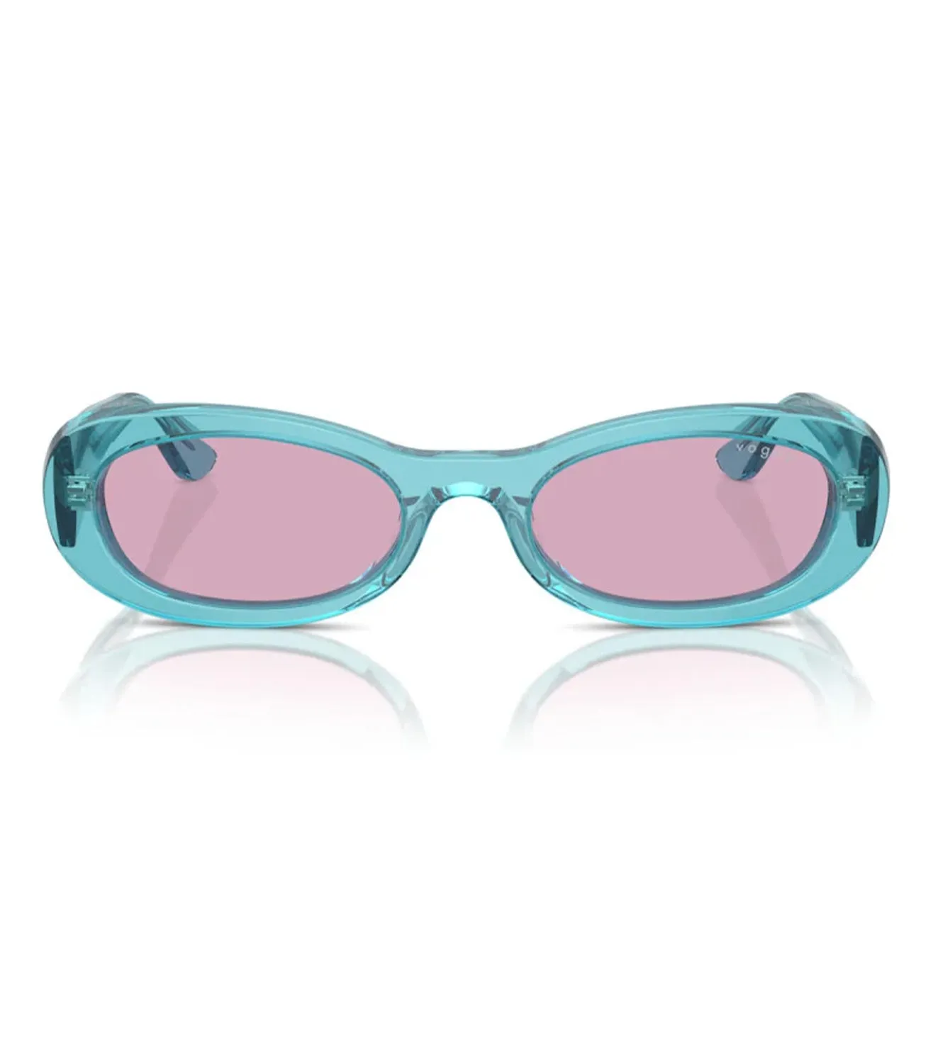 Vogue Women's Violet Oval Sunglasses