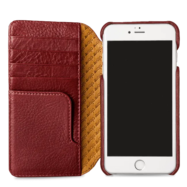 Wallet Agenda iPhone 8 Plus Leather Case