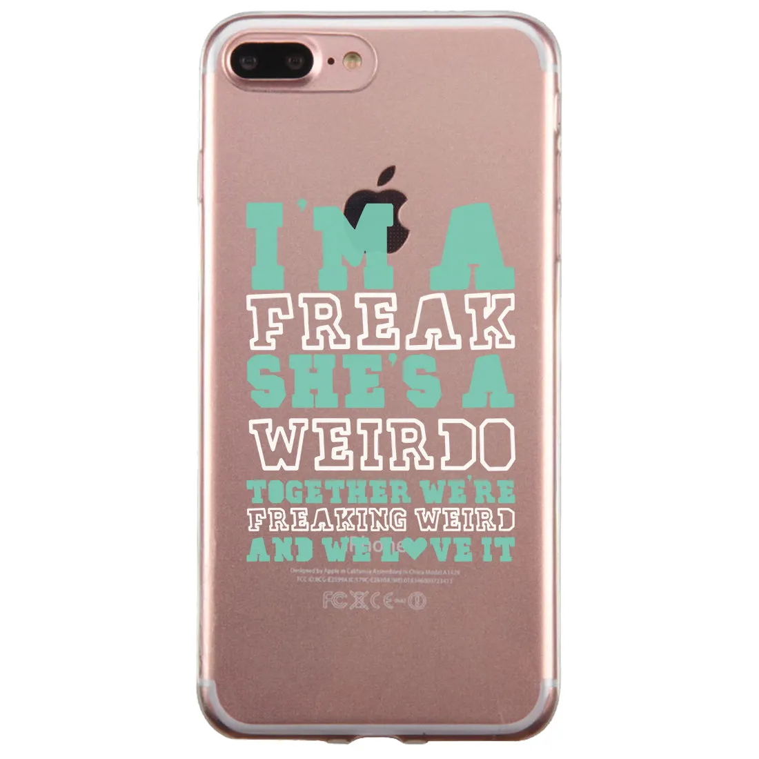 Weirdo Freak BFF Matching Phone Covers Unique Fun Friendship Gift