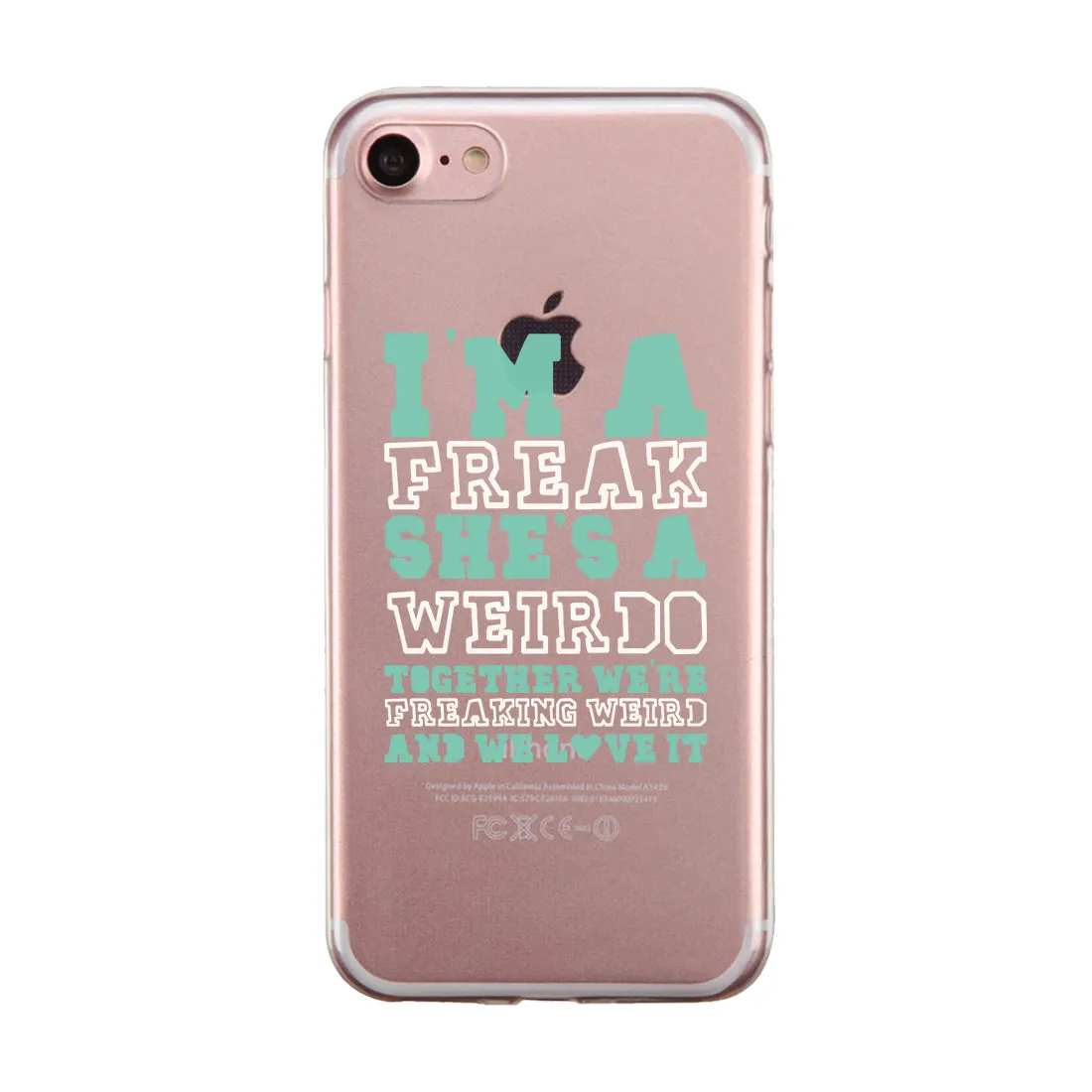 Weirdo Freak BFF Matching Phone Covers Unique Fun Friendship Gift