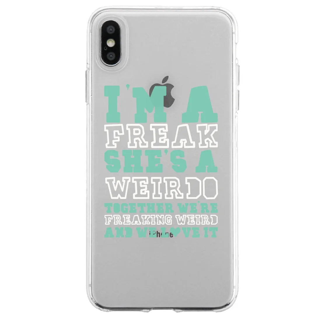 Weirdo Freak BFF Matching Phone Covers Unique Fun Friendship Gift