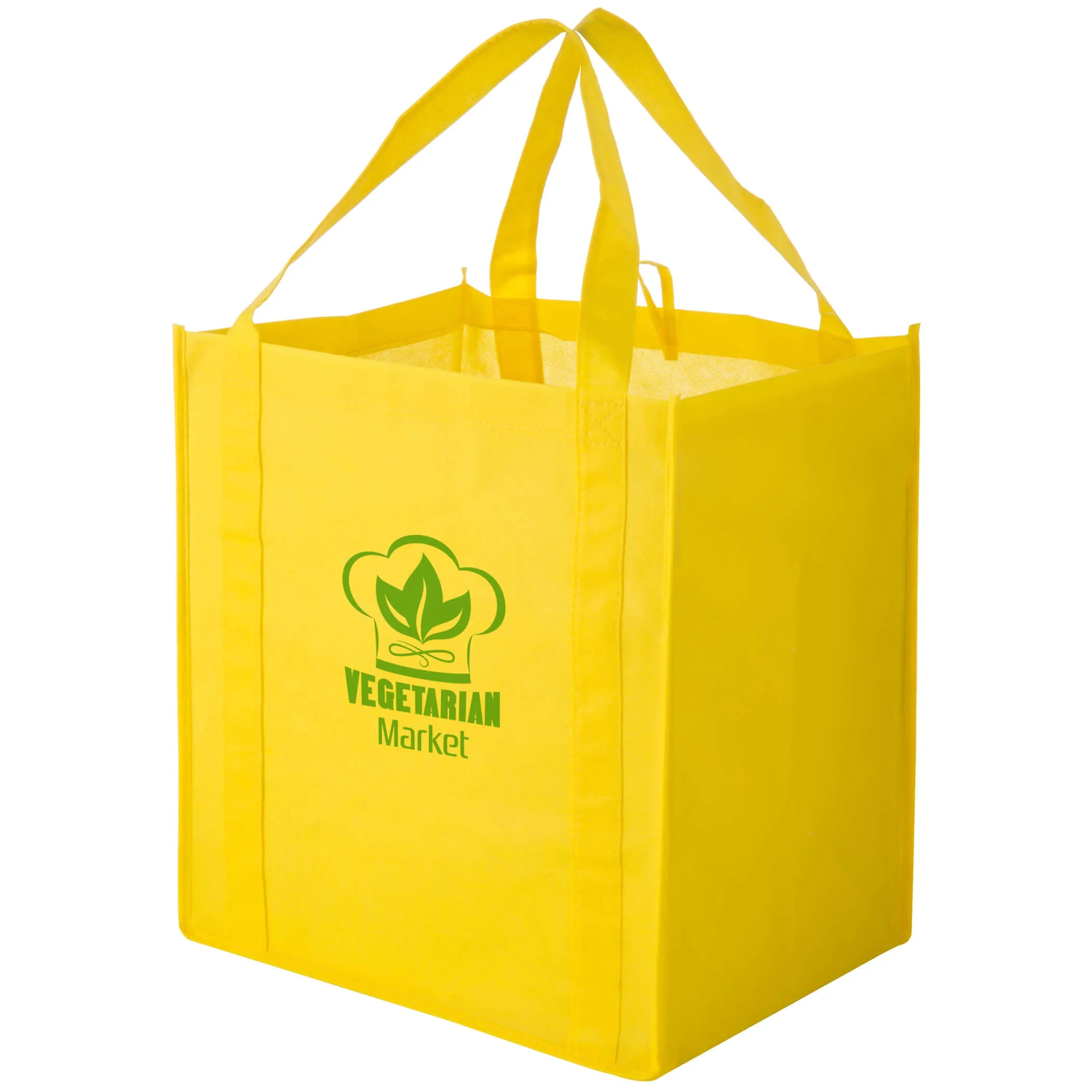 Wholesale HEAVY DUTY NON-WOVEN GROCERY TOTE BAG WITH POLY BOARD INSERT - Y2KG131015