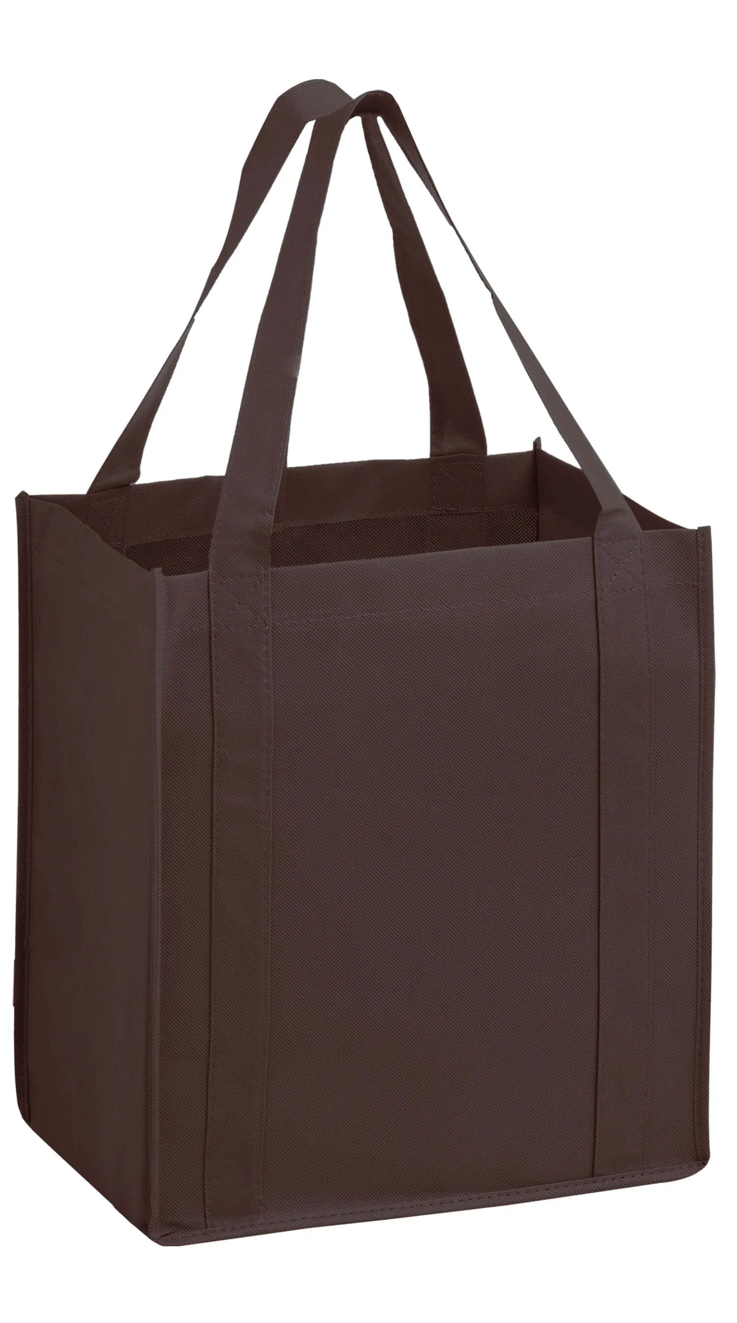 Wholesale HEAVY DUTY NON-WOVEN GROCERY TOTE BAG WITH POLY BOARD INSERT - Y2KG131015