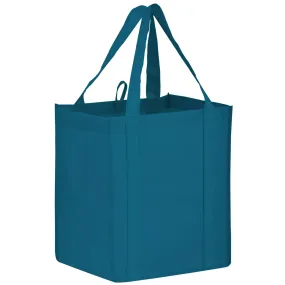 Wholesale HEAVY DUTY NON-WOVEN GROCERY TOTE BAG WITH POLY BOARD INSERT - Y2KG131015