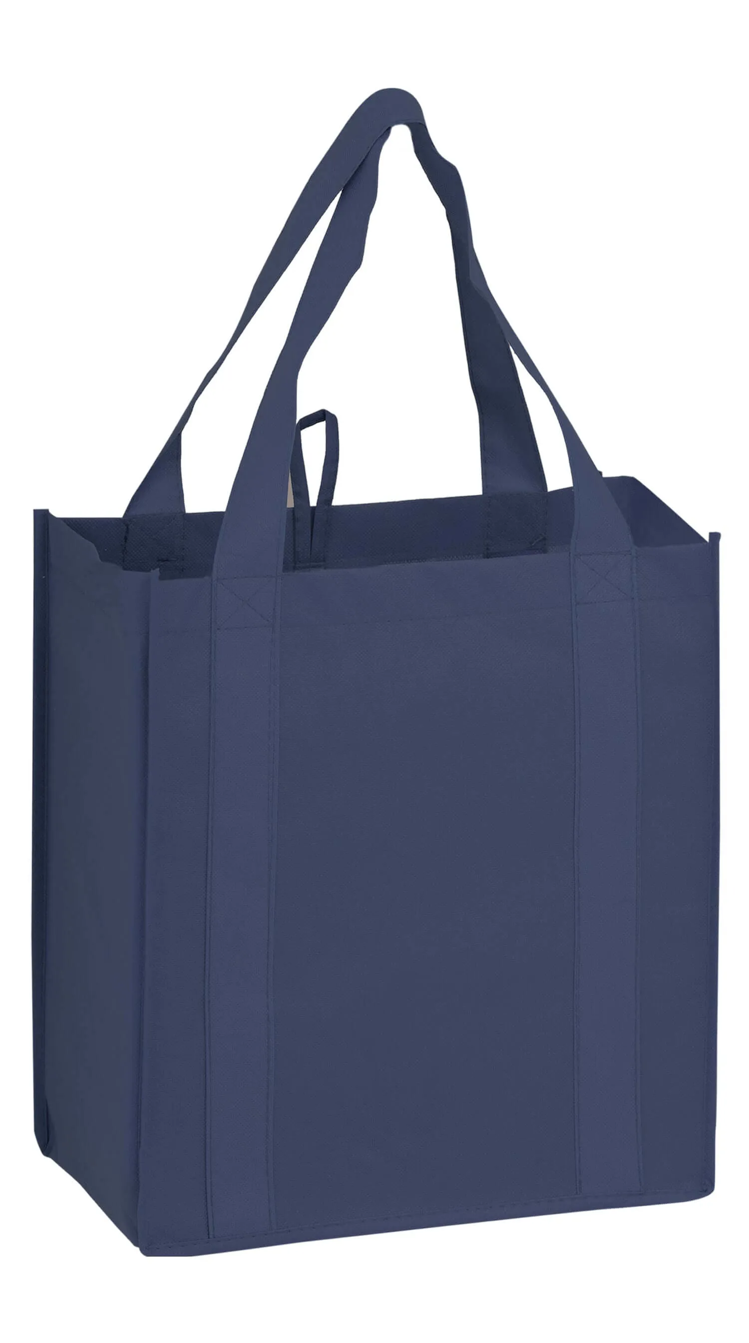 Wholesale HEAVY DUTY NON-WOVEN GROCERY TOTE BAG WITH POLY BOARD INSERT - Y2KG131015