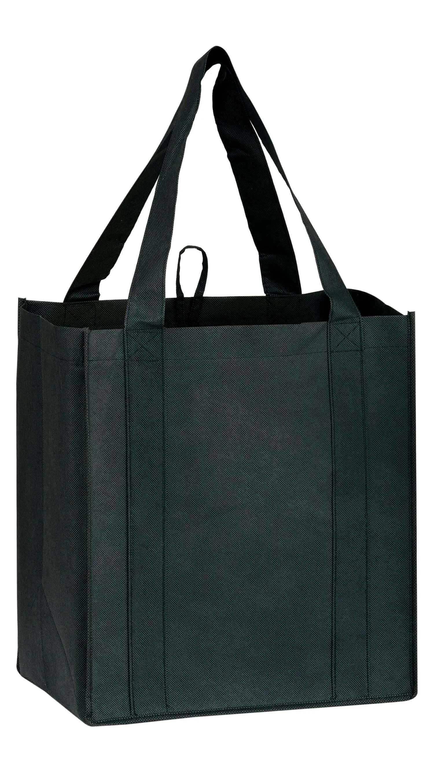 Wholesale HEAVY DUTY NON-WOVEN GROCERY TOTE BAG WITH POLY BOARD INSERT - Y2KG131015