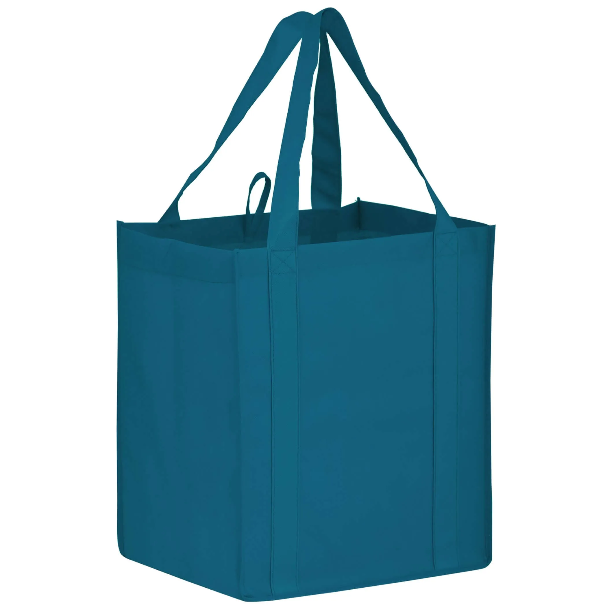 Wholesale HEAVY DUTY NON-WOVEN GROCERY TOTE BAG WITH POLY BOARD INSERT - Y2KG131015