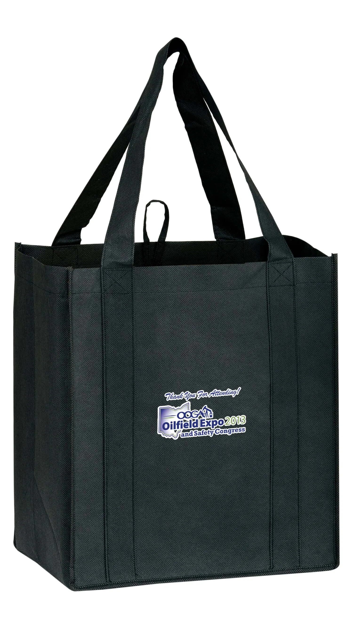 Wholesale HEAVY DUTY NON-WOVEN GROCERY TOTE BAG WITH POLY BOARD INSERT - Y2KG131015